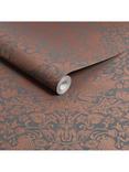 William Morris At Home Strawberry Thief Fibrous Wallpaper, 124236