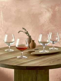 Luigi Bormioli Michelangelo Cognac Glass, Set of 4, 395ml, Clear - view 2, Clear
