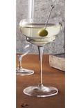 Luigi Bormioli Backdoor '20s Nick & Nora Cocktail Glass, Set of 4, 170ml, Clear