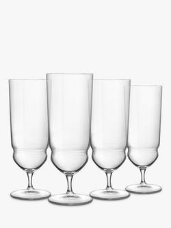 Luigi Bormioli Backdoor '20s Tequila Sunrise Glass, Set of 4, 420ml, Clear, Clear