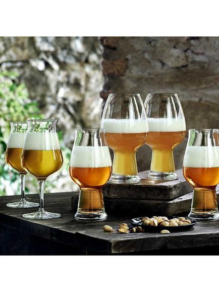 Luigi Bormioli Beer Tasting Glasses, Set of 6, Clear - view 2, Clear