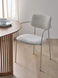 John Lewis Palma Upholstered Dining Chairs, Set of 2, Greige