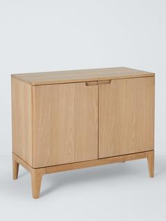 John Lewis Mira II 1 Drawer Small Sideboard, Oak