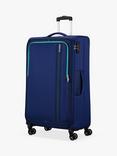 American Tourister Seaseeker 4-Wheel 80cm Large Suitcase, Blue
