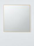 John Lewis Wood-Effect Square Wall Mirror, 55 x 55cm, Natural