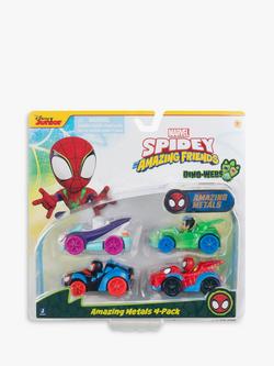 Spidey And His Amazing Friends Amazing Metals 4 pack, Multi