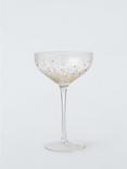 John Lewis Stars Metallic Cocktail Coupe Glass, 350ml, Gold