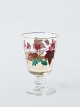 John Lewis Autumn Leaves Short Stem Wine Glass, 250ml, Multi