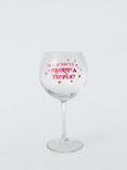 John Lewis Fancy a Tipple Gin Balloon Glass, 600ml, Multi