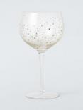 John Lewis Stars Metallic Gin Cocktail Balloon Glass, 700ml, Gold