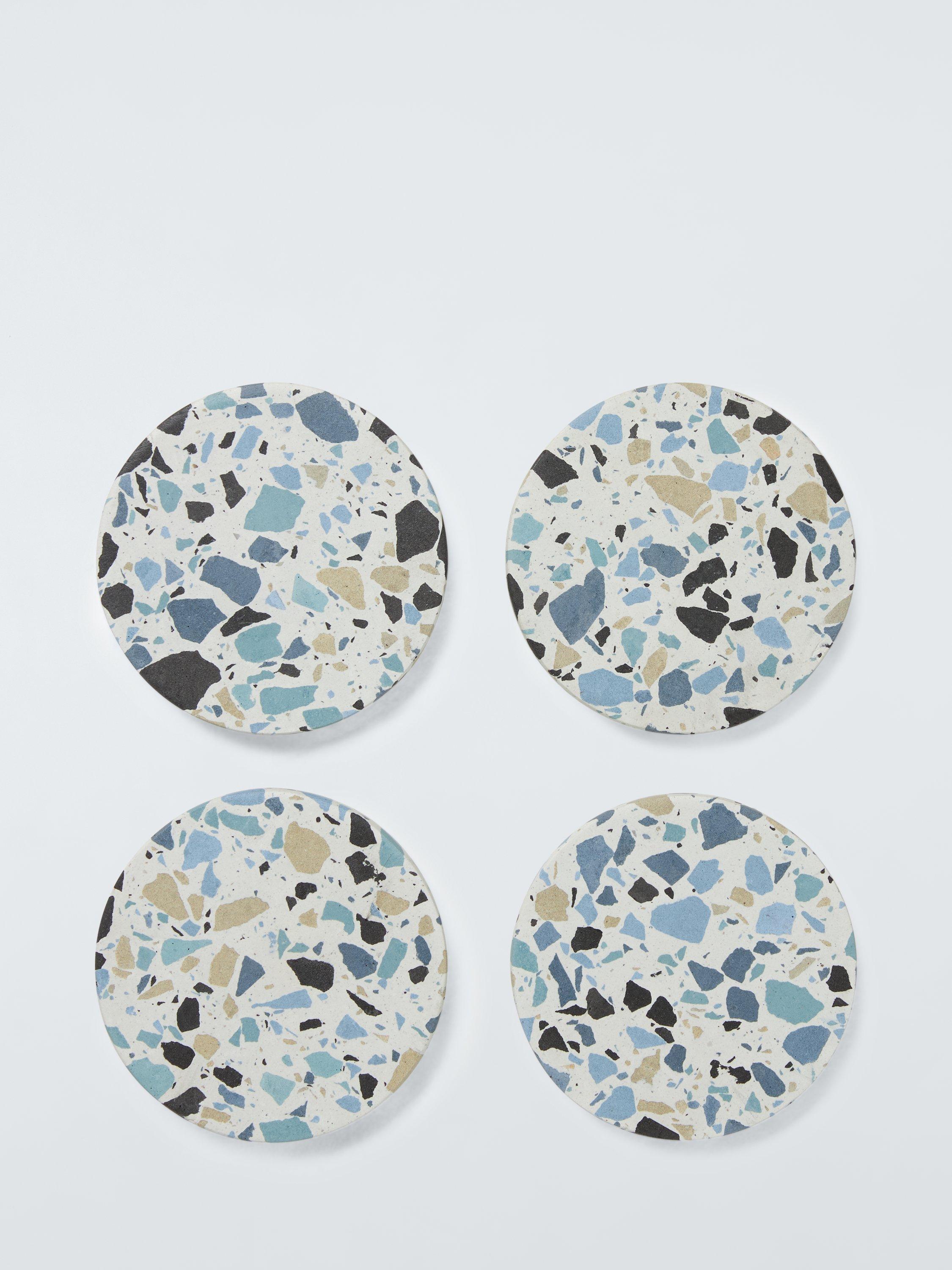 John Lewis Round Terrazzo Coaster, Set of 4