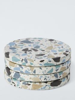 John Lewis Round Terrazzo Coaster, Set of 4 - view 2, 