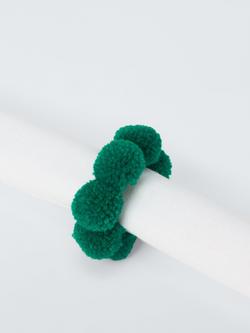 John Lewis Pom Pom Napkin Rings, Set of 4, Multi - view 2, 