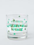 John Lewis Festive Spirit Glass Tumbler, 300ml, Multi
