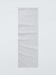 John Lewis Snowflake Woven Table Runner, 250cm, Silver