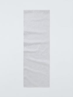 John Lewis Snowflake Woven Table Runner, 250cm, Silver, 