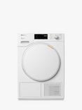 Miele TWC660 7Freestanding Heat Pump Tumble Dryer, 8kg Load, White