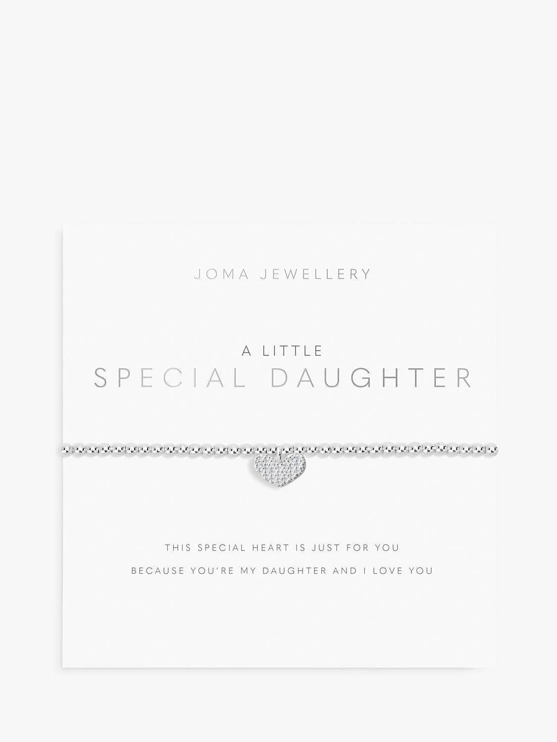 Product image 2 of 5, which shows Joma Jewellery A Little Special Daughter Bracelet, Silver