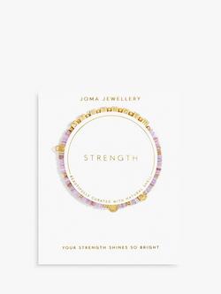 Joma Jewellery Happy Little Moments Strength Bracelet, Gold - view 2, Gold