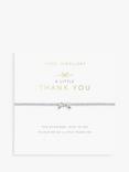 Joma Jewellery A Little Thank You Bow Bracelet, Silver