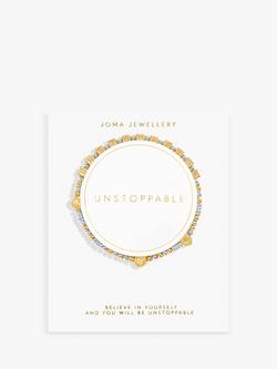 Joma Jewellery Happy Little Moments Unstoppable Bracelet, Gold - view 2, Gold