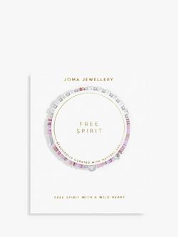 Joma Jewellery Happy Little Moments Free Spirit Silver Plasted Bracelet, Silver - view 2, Silver