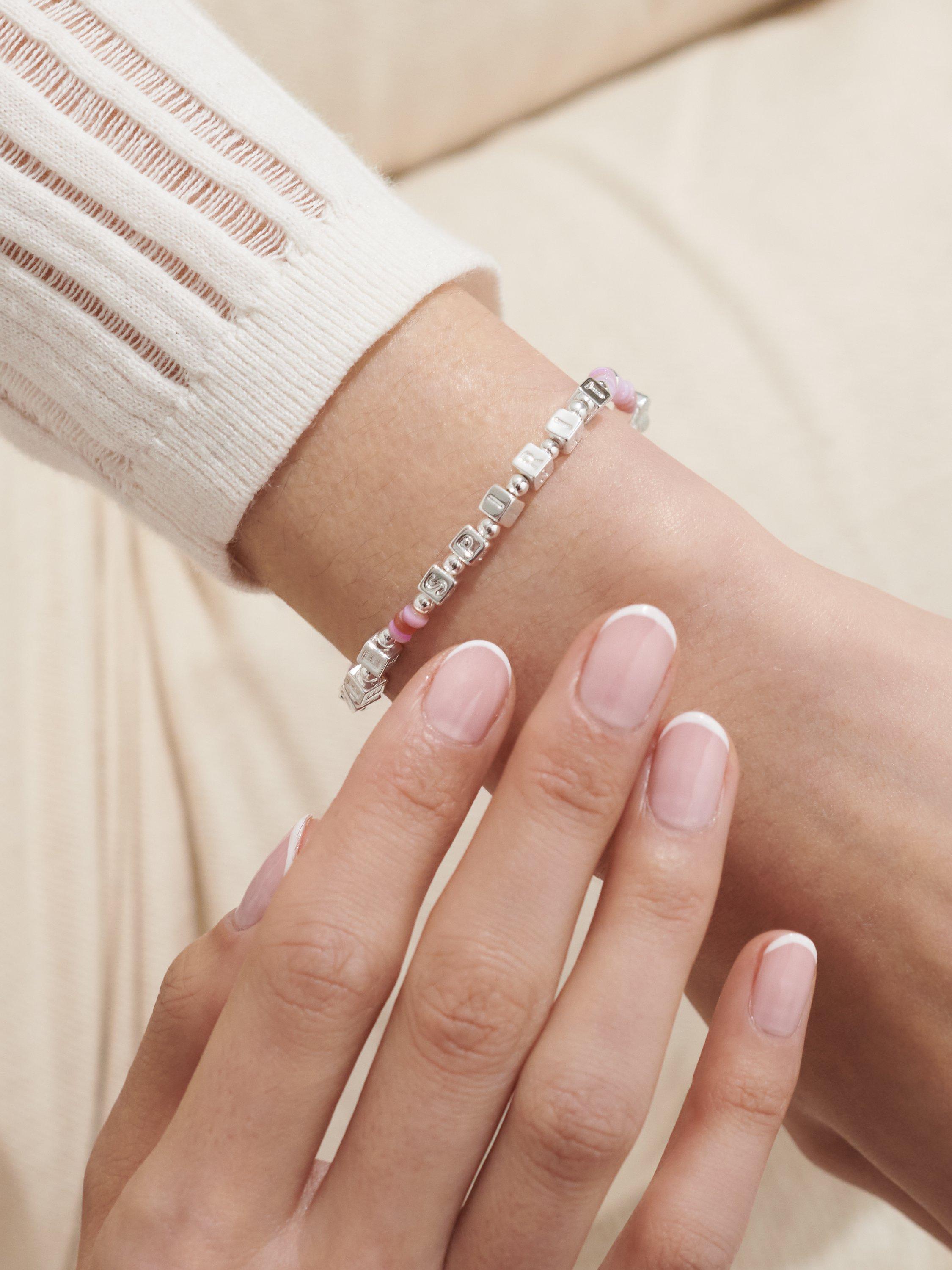 Product image 3 of 4, which shows Joma Jewellery Happy Little Moments Free Spirit Silver Plasted Bracelet, Silver