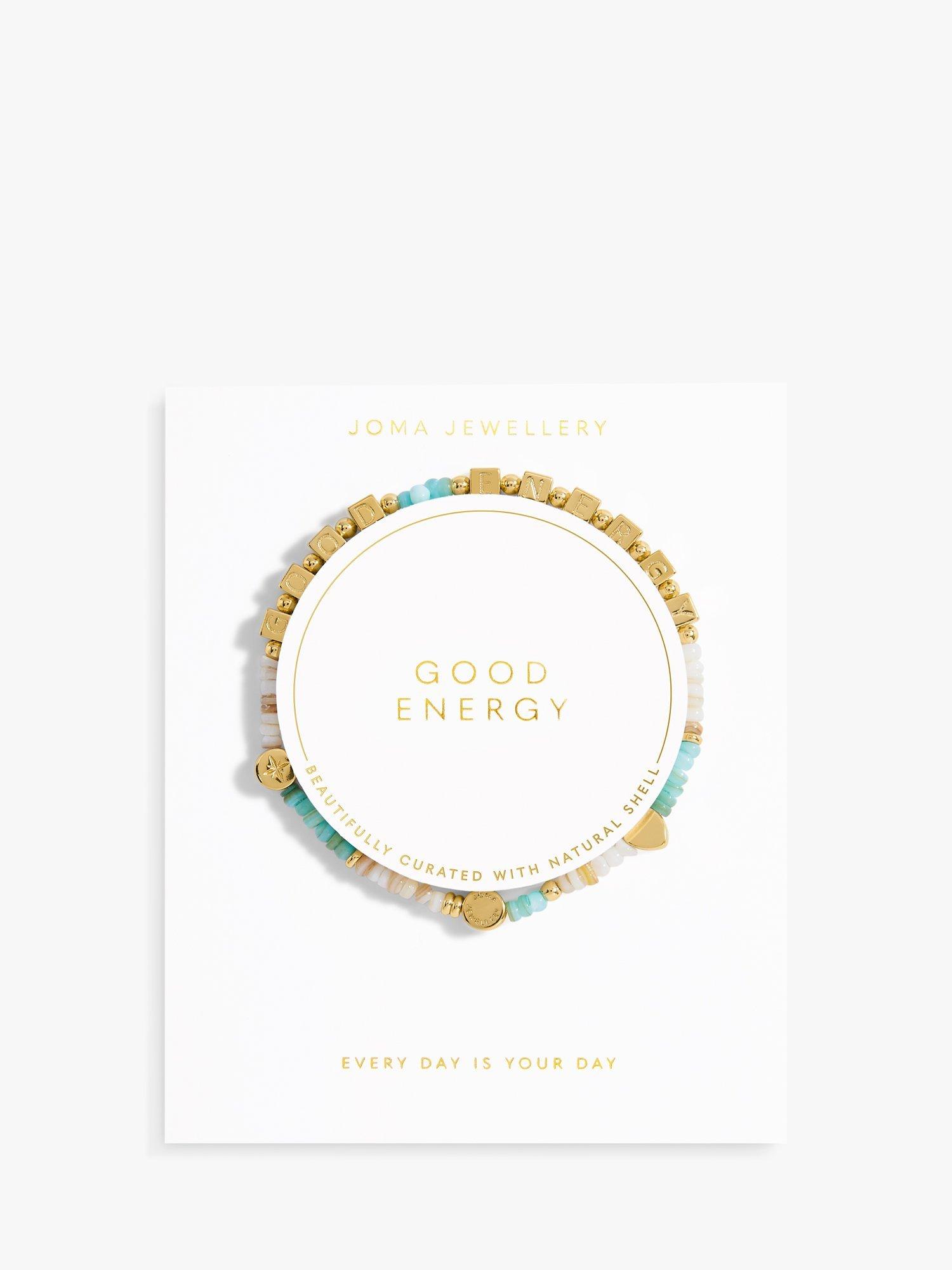 Product image 2 of 4, which shows Joma Jewellery Happy Little Moments Good Energy Bracelet, Gold