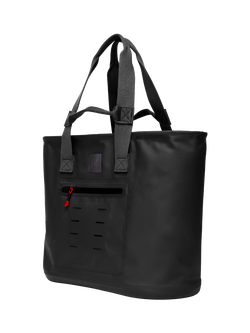 Red Waterproof Tote Bag - view 2, Obsidian