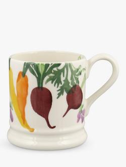 Emma Bridgewater Carrots & Beets Half Pint Earthenware Mug, 300ml, 