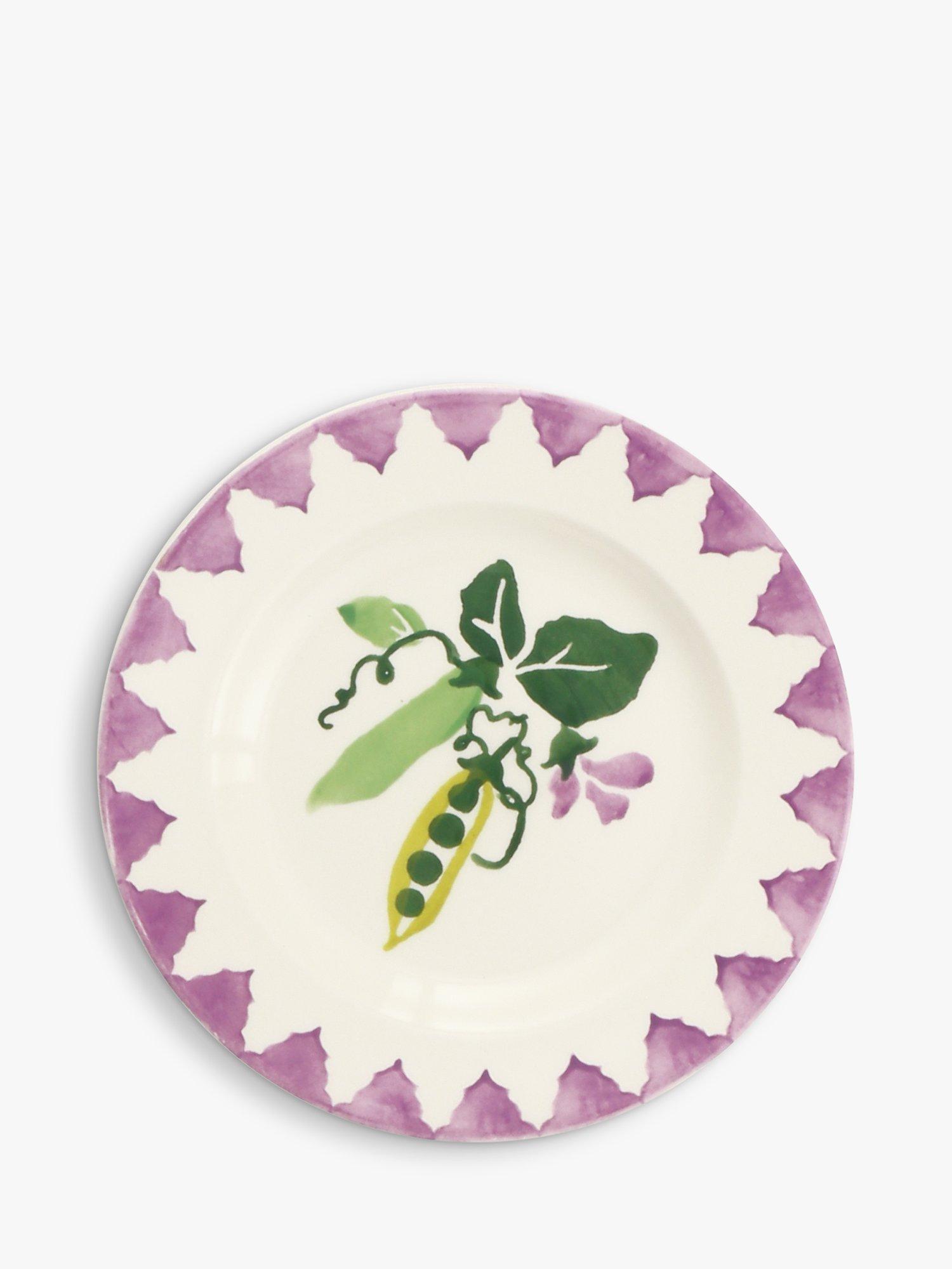 Emma Bridgewater Peas & Beans Earthenware Tea Plate, 16cm