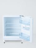 John Lewis JLBIUCL08 Integrated Under Counter Fridge, White