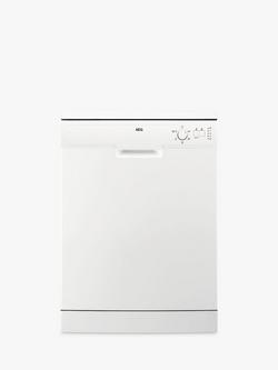 AEG FFX52607ZW Freestanding Dishwasher, White, White