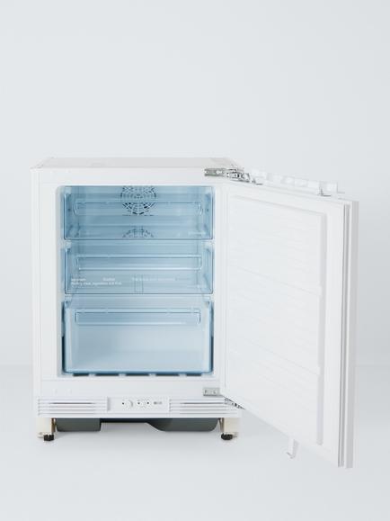 John Lewis JLBIUCFZ04 Built In Under Counter Freezer, White
