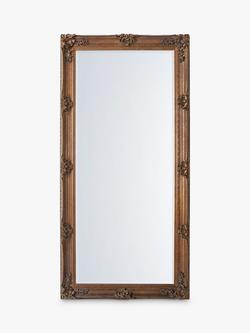Gallery Direct Denver Baroque Wood Frame Leaner Mirror, 165 x 79.5cm, Gold, Gold