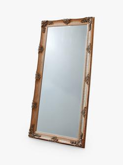 Gallery Direct Denver Baroque Wood Frame Leaner Mirror, 165 x 79.5cm, Gold - view 2, Gold