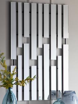 Gallery Direct Selma Bevelled Glass Wall Mirror, 120 x 77cm, Clear/Black - view 2, Clear/Black