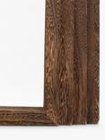 Gallery Direct Modesto Full-Length Arched Wooden Wall Mirror, 180 x 80cm, Dark Wood