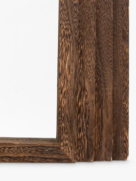 Gallery Direct Modesto Full-Length Arched Wooden Wall Mirror, 180 x 80cm, Dark Wood - view 2, Dark Wood