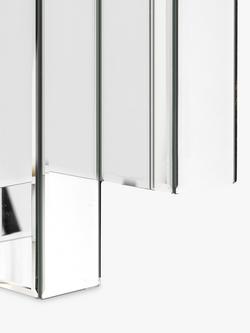Gallery Direct Mesa Bevelled Glass Wall Mirror, 90 x 115cm, Clear - view 2, Clear