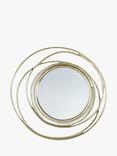 Gallery Direct Harrison Round Metal Frame Wall Mirror, 66cm