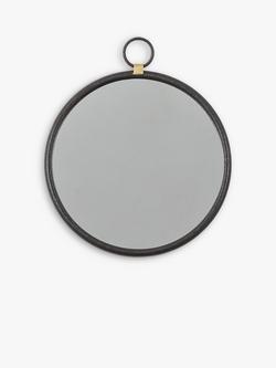 Gallery Direct Bayswater Round Wall Mirror, 40cm, Black