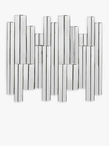 Gallery Direct Conway Bevelled Glass Wall Mirror, 121.5 x 110cm, Clear, Clear