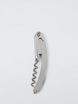 John Lewis Stainless Steel Waiter's Friend Corkscrew, Stainless Steel