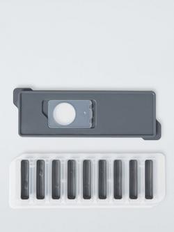 John Lewis Silicone Ice Stick Tray, 9 Sticks, Light Grey