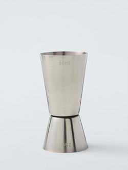 John Lewis Double Jigger, Stainless Steel