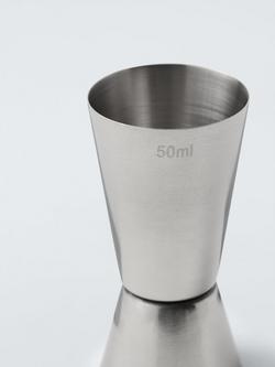 John Lewis Double Jigger - view 2, Stainless Steel