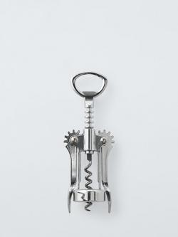 John Lewis Stainless Steel Winged Corkscrew, Stainless Steel