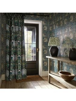 Morris & Co. Pimpernel Wallpaper - view 2, Cobalt/Mineral