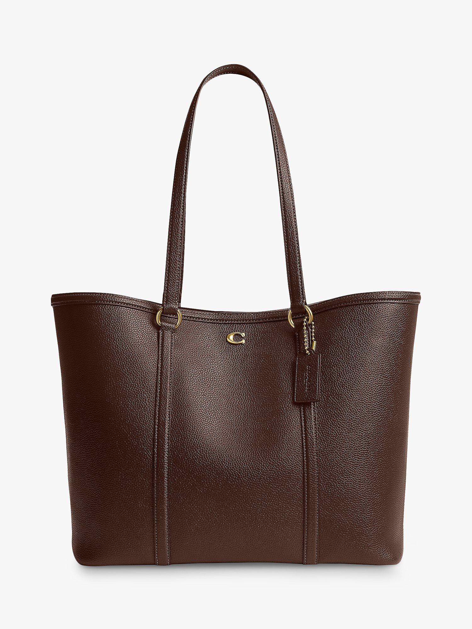 Coach leather tote bag retailer